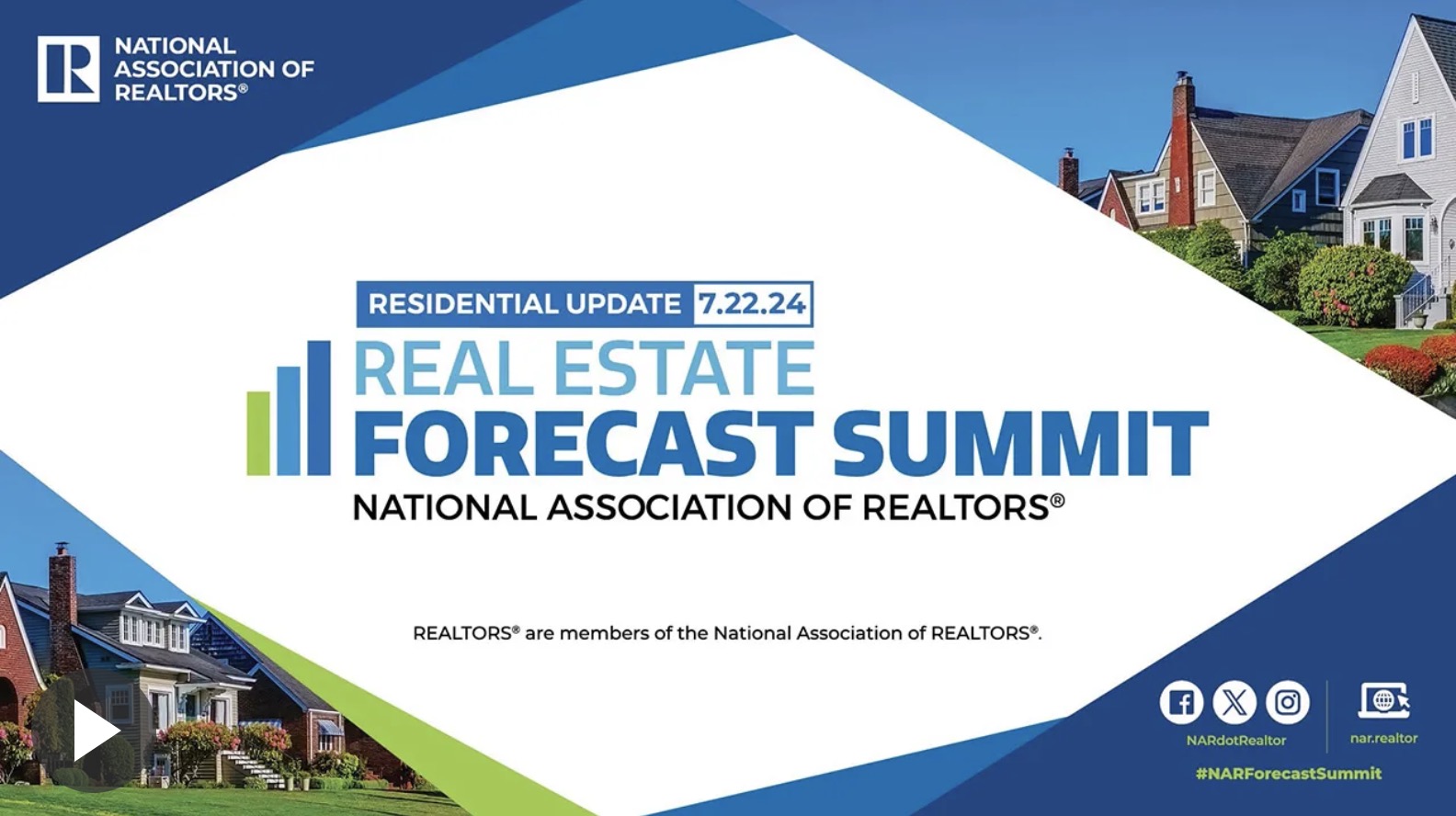 NAR Real Estate Forecast Summit July 2024